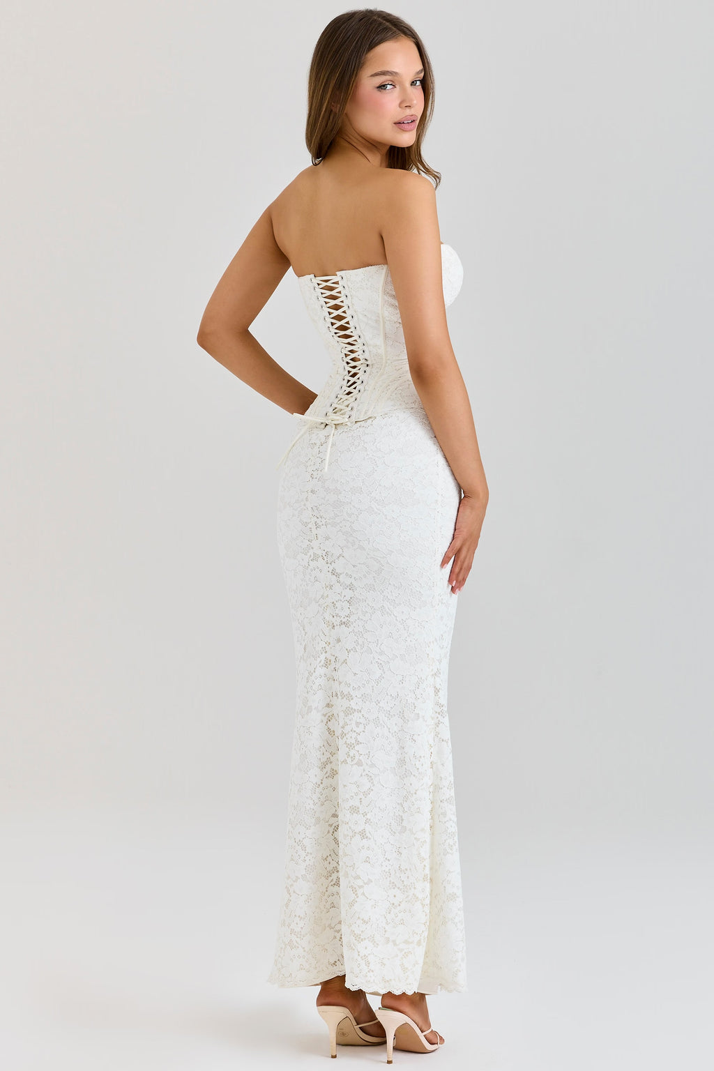 House of CB Solaine Lace Maxi