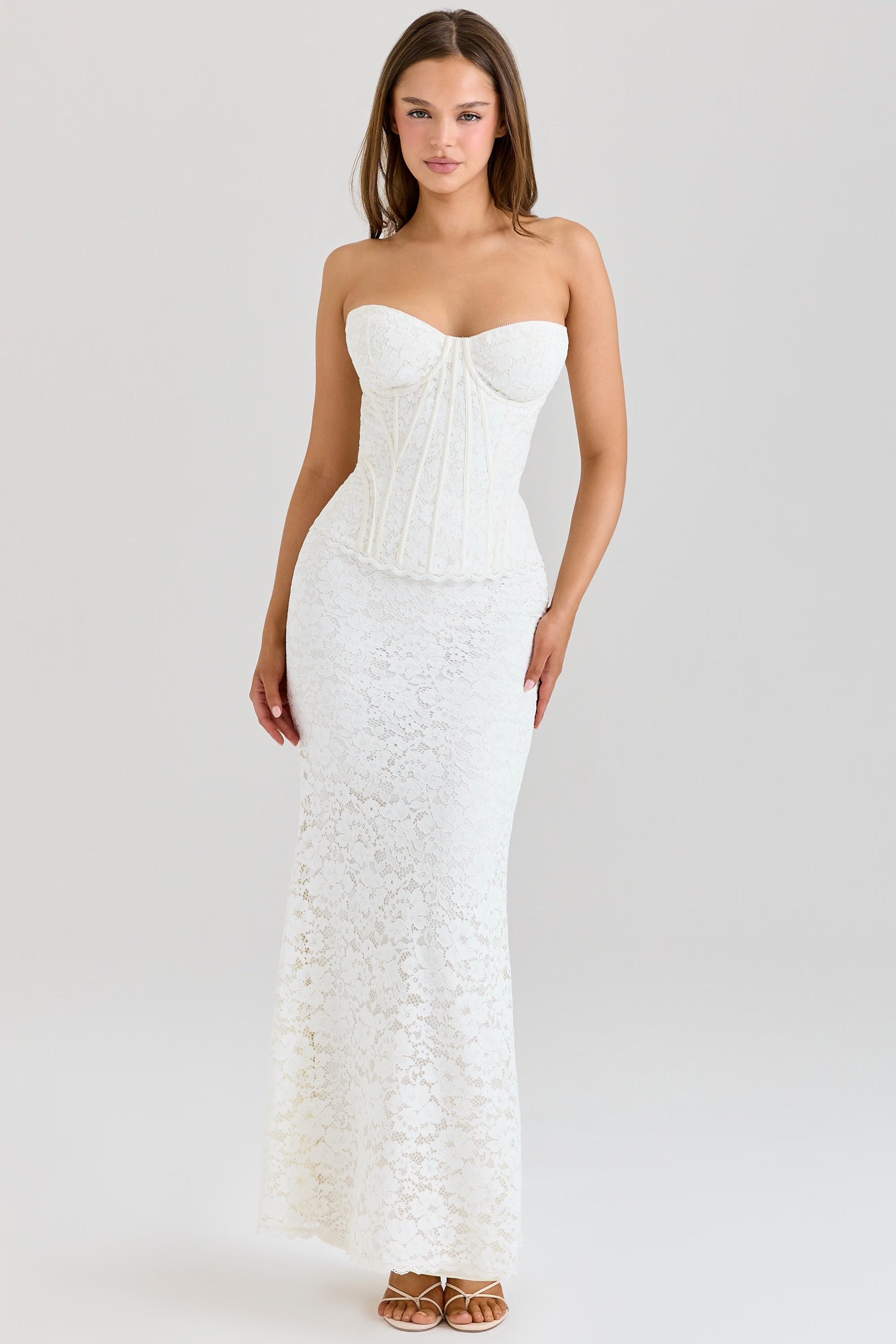 House of CB Solaine Lace Maxi