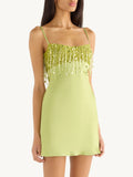 Asta Resort Yasmin Hand Beaded Mini Dress
